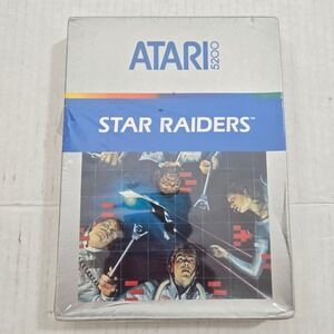 Vintage 1982 Atari 5200 Star Raiders Game New Sealed NOS Factory Wrap USA Made